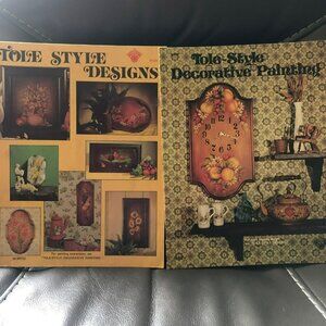 Tole-Style Decorative Painting Magazines 1974 Set of 2